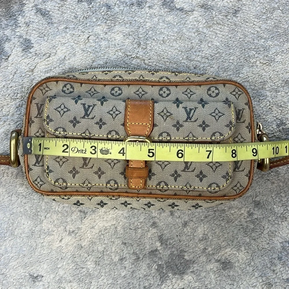 Louis Vuitton Monogram Mini Lin Juliette MM Denim Crossbody Bag - Picture 16 of 17
